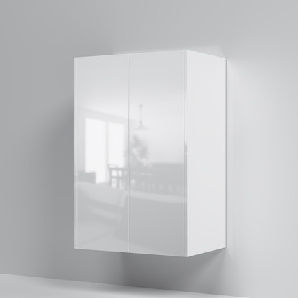 Пенал подвесной Am.Pm Func 60 см M8FCH06029WG+M8FCH0602WG+M8FOH0601WG, белый глянец фото 4