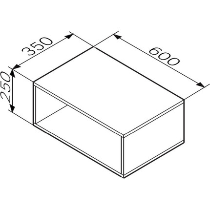 Пенал подвесной Am.Pm Func 60 см M8FCH06029WG+M8FCH0602WG+M8FOH0601WG, белый глянец фото 15
