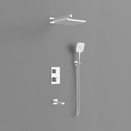 Душевая система для ванны с термостатом Vincea Next VSFW-1N3TCH фото 2