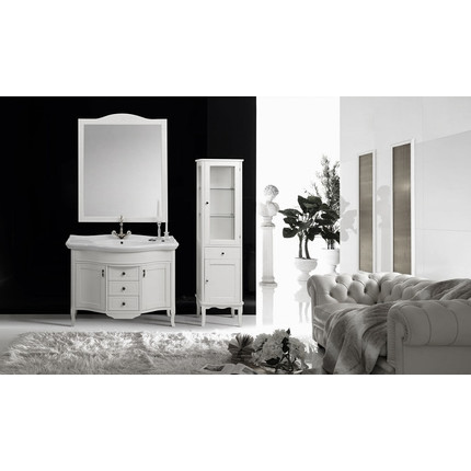 Пенал напольный Cezares Milady 48 см MILADY.COLO.BLO.DX, Bianco laccato opaco фото 2