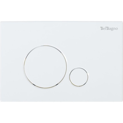 Инсталляция с подвесным безободковым унитазом BelBagno Uno BB3105CHR/SC/BB002-80/BB014-SR-BIANCO (кнопка смыва Sfera, белый) - 6 Инсталляция с подвесным безободковым унитазом BelBagno Uno BB3105CHR/SC/BB002-80/BB014-SR-BIANCO (кнопка смыва Sfera, белый) фото 6