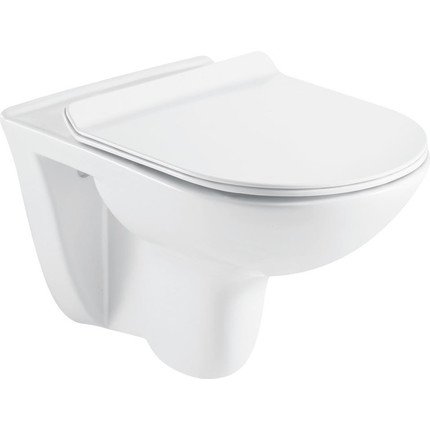 Унитаз подвесной безободковый Azario Pavia 2142 с крышкой микролифт фото 