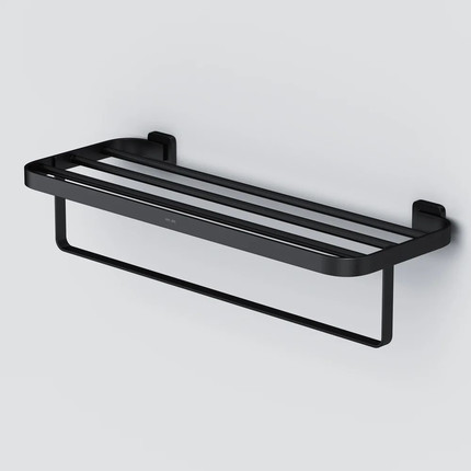 Полка для полотенец AM.PM Func A8F37722, цвет чёрный - 3 Полка для полотенец AM.PM Func A8F37722, цвет чёрный фото 3