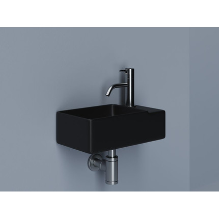 Раковина подвесная ceramicanova Element 40 см R CN5045MB, чёрный матовый фото 3