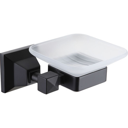 Мыльница Azario Altre AZ-96008B, цвет чёрный матовый фото 