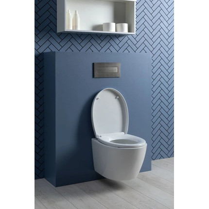 Унитаз подвесной безободковый Aquanet ZV-1 303977 с крышкой микролифт фото 19