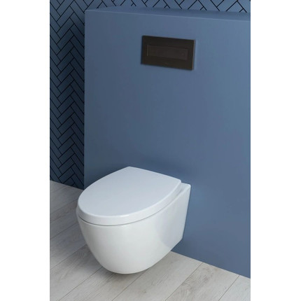 Унитаз подвесной безободковый Aquanet ZV-1 303977 с крышкой микролифт фото 24