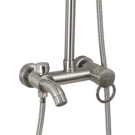 Душевая стойка Brimix 3085, сатин фото 5