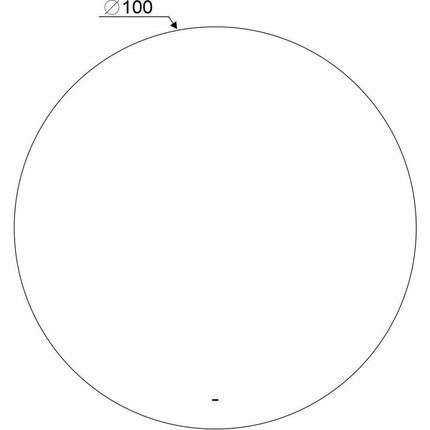 Зеркало Mirsant Sphere 100 см фото 5