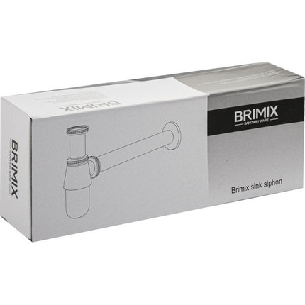 Сифон для раковины Brimix 8716, чёрный фото 3