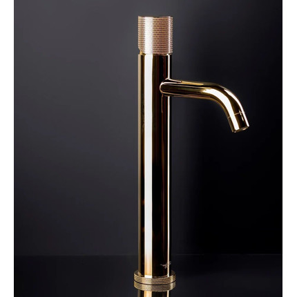 Смеситель для раковины высокий Boheme Stick 122-GG.2, золото, Цвет производителя: золото фото 3