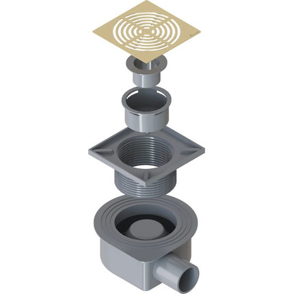 Трап Boheme Smart Design 15 см 984-15-G, золото, Цвет производителя: золото фото 3