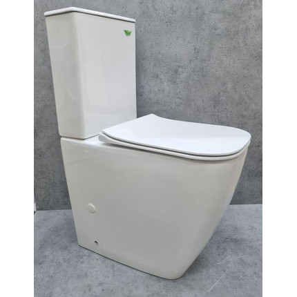 Унитаз-компакт CeramaLux Rimless K2170-1 с крышкой микролифт - 5 Унитаз-компакт CeramaLux Rimless K2170-1 с крышкой микролифт фото 5