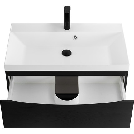 Тумба подвесная с раковиной BelBagno MARINO-800-2C-SO-RCA-P 80 см, Rovere Cioccolato Amaro - 7 Тумба подвесная с раковиной BelBagno MARINO-800-2C-SO-RCA-P 80 см, Rovere Cioccolato Amaro фото 7