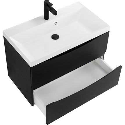 Тумба подвесная с раковиной BelBagno MARINO-800-2C-SO-RCA-P 80 см, Rovere Cioccolato Amaro - 3 Тумба подвесная с раковиной BelBagno MARINO-800-2C-SO-RCA-P 80 см, Rovere Cioccolato Amaro фото 3