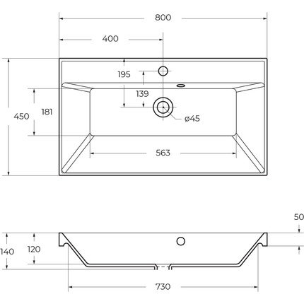 Тумба подвесная с раковиной BelBagno MARINO-H60-800-2C-SO-RW-P 80 см, Rovere Moro - 9 Тумба подвесная с раковиной BelBagno MARINO-H60-800-2C-SO-RW-P 80 см, Rovere Moro фото 9