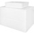 Тумба подвесная со столешницей Azario Lotos 70/2 см CS00084143, белый фото 5