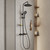 Душевая стойка с термостатом Milardo Ideal Spa ILSBLTHM89, чёрный матовый - 2 Душевая стойка с термостатом Milardo Ideal Spa ILSBLTHM89, чёрный матовый фото 2