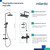 Душевая стойка с термостатом Milardo Ideal Spa ILSBLTHM89, чёрный матовый - 10 Душевая стойка с термостатом Milardo Ideal Spa ILSBLTHM89, чёрный матовый фото 10