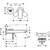 Смеситель для раковины настенный Hansgrohe Rebris E 72568000 фото 4