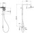 Душевая стойка Stworki Вестфолл WH626-C - 2 Душевая стойка Stworki Вестфолл WH626-C фото 2