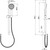 Душевой гарнитур Stworki Вестфолл WH627-C фото 2