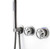 Душевая система для душа Bronze de Luxe Liberty 5011GG-L, графит фото 8