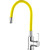 Смеситель для кухни Ledeme L4898-4, хром/жёлтый фото 