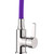 Смеситель для кухни Ledeme L4898-8, хром/фиолетовый фото 2