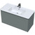 Тумба подвесная с раковиной Mirsant Ultra 100 см (раковина More 100), серый матовый -  Тумба подвесная с раковиной Mirsant Ultra 100 см (раковина More 100), серый матовый фото