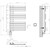 Полотенцесушитель электрический Boheme Venturo П11 80х900 мм 721-CR, chrome - 2 Полотенцесушитель электрический Boheme Venturo П11 80х900 мм 721-CR, chrome фото 2