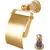 Держатель для туалетной бумаги Boheme Murano Gold 10901-V-G, золото фото 