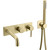 Смеситель для ванны Boheme UNO 464-3-MG, matt gold фото 