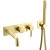 Смеситель для ванны Boheme UNO 464-3-G, золото фото 