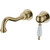 Смеситель для раковины настенный Boheme Medici Ripresa 307-SW, золото фото 