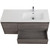 Тумба подвесная с раковиной BelBagno KRAFT-1200-2C-1A-SO-CG-R 120 см, Cemento Grigio - 6 Тумба подвесная с раковиной BelBagno KRAFT-1200-2C-1A-SO-CG-R 120 см, Cemento Grigio фото 6