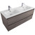 Тумба подвесная с раковиной BelBagno KRAFT-1200-2C-SO-2-CG 120 см, Cemento Grigio фото 4