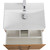 Тумба подвесная с раковиной BelBagno DUE-500-2C-SO-RN-P 50 см (2 ручки сатин) Rovere Nature, Цвет фасада: Rovere Nature фото 4