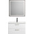 Тумба подвесная с раковиной BelBagno DUE-800-2C-SO-BL-P 80 см (2 ручки сатин) Bianco Lucido, Цвет фасада: Bianco Lucido фото 10