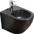 Инсталляция с подвесным биде Azario Grado AZ-8040-1001/F-0053-0025+AZ-0046-BN SP, чёрный матовый фото 6