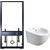 Инсталляция с подвесным биде Azario Grado AZ-8040-1001/F-0053-0025+AZ-0046-BW SP фото 