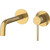 Смеситель для раковины настенный Cezares RELAX-BLI2-1-BORO-W0 (со скрытой частью) брашированное золото, Цвет производителя: брашированное золото фото 