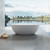 Ванна отдельностоящая Solid Surface Vincea 170x75 см VBT-6S01MW, белый матовый фото 