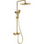 Душевая система с термостатом Vincea Next VSFS-1N1TBG, брашированное золото фото 
