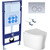 Унитаз с инсталляцией Aquatek Set Ника-019 4в1 фото 