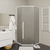 Душевое ограждение CeruttiSpa 90х90 см C3AWD, белый/матовое фото 
