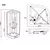 Душевая кабина Parly 90х90 см AMI, чёрный/прозрачное фото 5