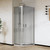 Душевое ограждение Vincea City 90x90 см VSQ-5CT900CL, хром/прозрачное фото 