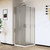 Душевое ограждение Vincea City 100x90 см VSS-5CT9010MT, хром/матовое фото 