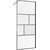 Душевая перегородка Vincea Walk in HC Art 80 см VSW-1HC800CFB (стекло 8 мм) с кронштейном в комплекте, чёрный матовый/прозрачное/матовое - 4 Душевая перегородка Vincea Walk in HC Art 80 см VSW-1HC800CFB (стекло 8 мм) с кронштейном в комплекте, чёрный матовый/прозрачное/матовое фото 4